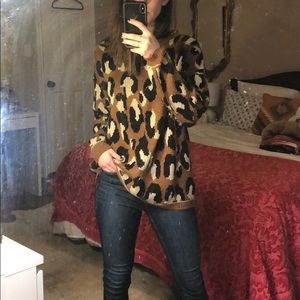 Urban outfitters leopard sweater
